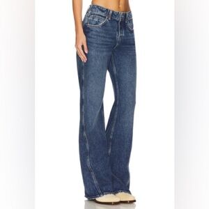 FREE‎ PEOPLE x WE THE FREE EXPERT ADVICE MID-RISE FLARE JEANS SIZE 27